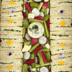 Finger sandwich concombre et tzatziki - Atelier Citronnelle