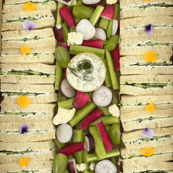 Finger sandwich concombre et tzatziki - Atelier Citronnelle