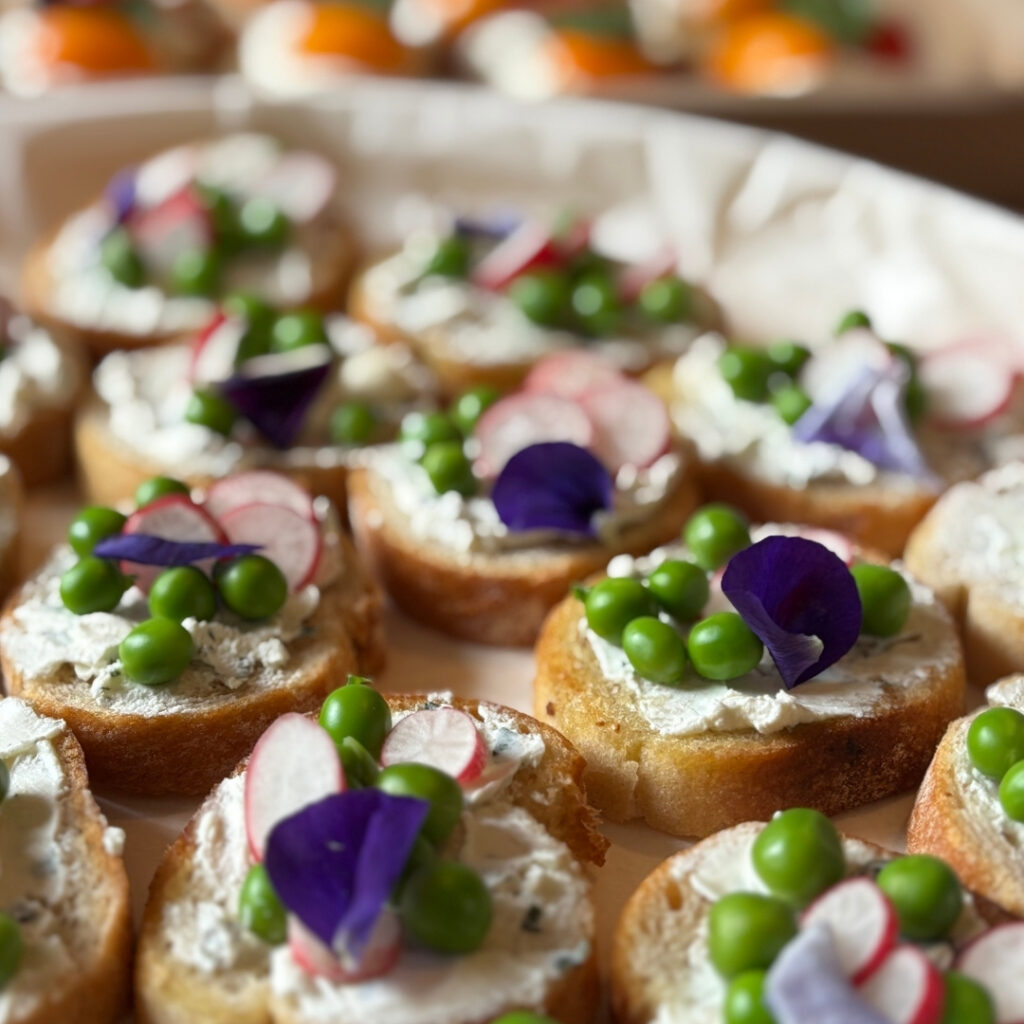 Toast Ricotta Petits Pois - Atelier Citronnelle